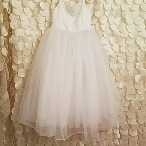 White formal dress